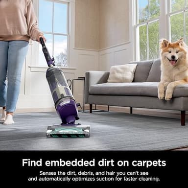Shark POWERDETECT Upright Vacuum Cleaner with HEPA Filter, Heavy Duty Vacuum with Powerful Suction for Pet Hair Pickup, DuoClean Technology, Powered Lift-Away, Ideal for Carpets & Hardfloors, AZ4002 - Image 14