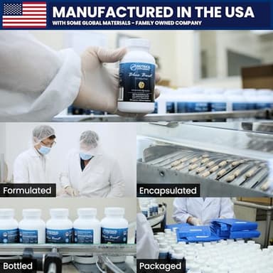 Nutricel Methylene Blue Capsules with Mushroom Extracts: Lion's Mane, Reishi, Cordyceps, Chaga, Shiitake, Turkey Tail - Trusted Made in America Brand - 7mg (USP Reference Compliant) (60ct) - Image 6