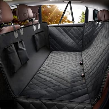 Dog Car Seat Cover for Back Seat,100% Waterproof Scratch Proof Nonslip Seat Cover,600D Heavy Duty Scratch Soft Dog Hammock for Car for Cars Trucks and SUVs - Image 1