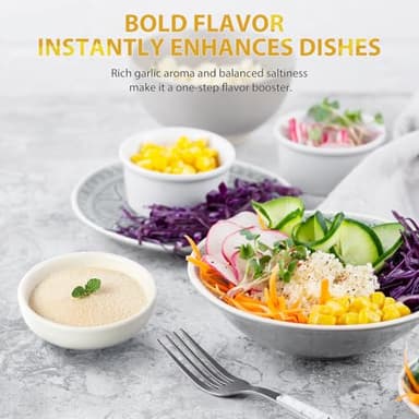 Soeos Garlic Salt 38.8 Ounce(1.1 kg), Bulk Garlic Salt Seasoning, Non GMO, Gluten Free, Ideal for Adding Flavor to Soups, Breads, Vegetables, Meats and More - Image 5