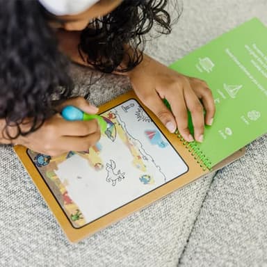 Melissa & Doug Let’s Explore Water Wow! Seasons Water-Reveal Pad – Reusable On The Go Travel Activity - FSC Certified - Image 3