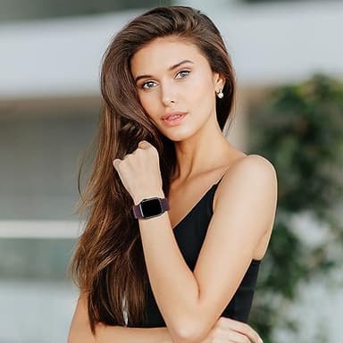 Qimela Sport Loop Compatible with Apple Watch Band 38mm 40mm 41mm 42mm 44mm 45mm 46mm 49mm for Women Men,Magnetic Strap Stretchy Braided Wristband for iWatch Series 11 10 9 8 7 6 5 4 SE Ultra 3 2 1 - Image 3