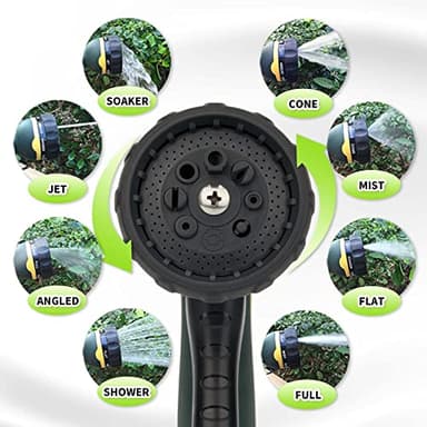 NGreen Stainless Steel Garden Hose - Flexible Metal Water Hose with Nozzle, Puncture, Rust Proof and Corrosion Resistant, Never Kink and High Pressure, Collapsible and Easy to Store (100FT) - Image 5