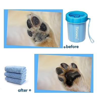 Tinioey Dog Paw Cleaner for Dogs, Dog Paw Washer, Muddy Paw Cleaner, Pet Foot Cleaner, Dog Paw Protector Kit - Image 5
