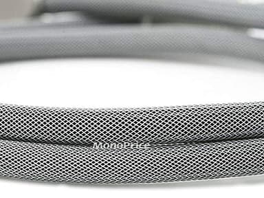 Monoprice 102767 Premium S/PDIF (Toslink) Digital Optical Audio Cable - Silver - 50ft | Heavy Duty Mesh Jacket, Metal Connector Heads, for Play Station, Xbox one, Home Theater & More Gray - Image 3