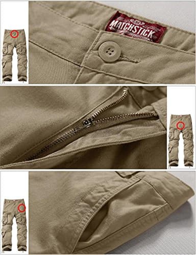 Match Men's Wild Cargo Pants #3357(38,British Khaki) - Image 5