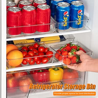 Criusia Drawer Organizer, 10 Pack Large Clear Plast Set, 3 Size Versatile Bathroom and Vanity Organizer Trays, Storage Bins for Makeup, Bedroom, Kitchen Utensils - Image 8