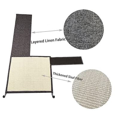 Cat Scratcher Couch- Natural Sisal Furniture Protection from Cats - Corner cat Scratcher for Couch,Chair,Sofa - Easy Installation - Image 5