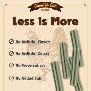 Gootoe Soft Chicken Dental Chews with Chlorophyll 1.5 lb, All Natural, Grain-Free, High-Protein, Healthy & Easily Digestible, Soft Texture, Resealable - Image 5