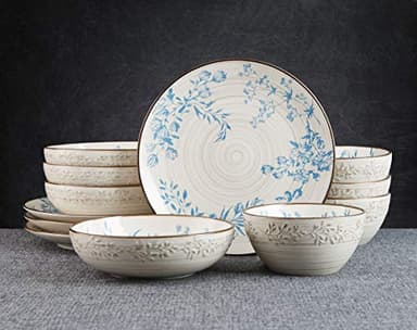 Pfaltzgraff Bella 12 Piece Dinnerware Set, Service For 4, Multicolor - Image 9