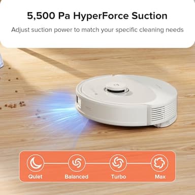 roborock Q8 Max Robot Vacuum and Mop Cleaner, DuoRoller Brush, 5500Pa Strong Suction, Lidar Navigation, Obstacle Avoidance, Multi-Level Mapping, Perfect for Pet Hair - Image 6