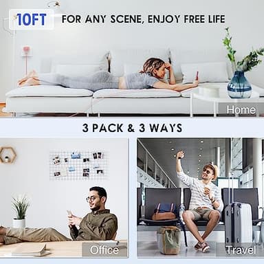 QZVOO iPhone 14 13 12 Charger Fast Charging with Cable 10 ft, Apple Fast Charger Cord with 20W Charger Block, USB C to Lightning Cable for iPhone 14 Pro Max /13/12/11/XS/SE/iPad/AirPods-Pink ZYH-J15 - Image 2