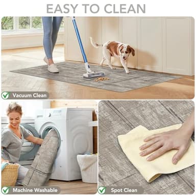 Office Chair Mat for Hardwood Floor&Tile Floor,36"X 48" Heavy Duty Desk Chair Mat for Hard Floors,Under Desk Rug for Rolling Computer Chair,Anti Slip,Low Pile Carpet Floor-Khaki - Image 7