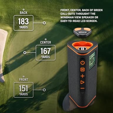 Bushnell Golf Wingman View Golf Speaker with GPS Distances - Image 8