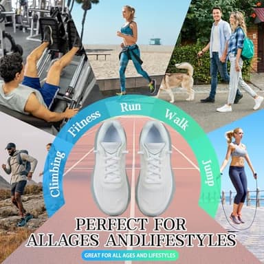 AOLLRUIRLL Elastic Shoe Laces for Sneakers, No Tie Shoelaces for Adults and Kids White - Image 3