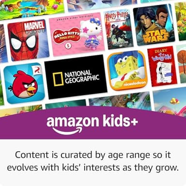 Amazon Fire HD 10 Kids Pro tablet (newest model) ages 6-12. Bright 10.1" HD screen, includes ad-free content, robust parental controls, 13-hr battery and slim case for older kids, 32 GB, Nebula - Image 3