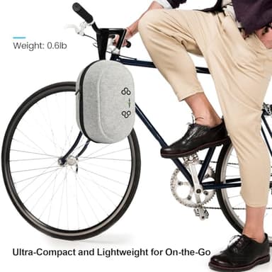 JGZ Hard Carrying Case for Meta Quest 3/Quest 3S/Oculus Quest 2, Accessories VR Headset with Original Strap, Controllers, Unique Design, Lens Cover, Portable Protection for Travel and Stroage - Image 7