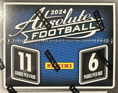 2024 Panini Absolute Football 6-Pack Blaster Trading Card Box (Jayden Daniels, Drake Maye, Bo Nix, Caleb Williams Possible Rookies) - Image 8