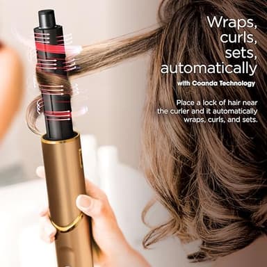 Shark FlexStyle® (Special Edition) | Air Styling & Drying System | Powerful Hair Dryer Brush & Multi-Styler | Auto-Wrap Curlers, Oval Brush, Concentrator, & Storage Bag Included | Copper | HD433CP - Image 2