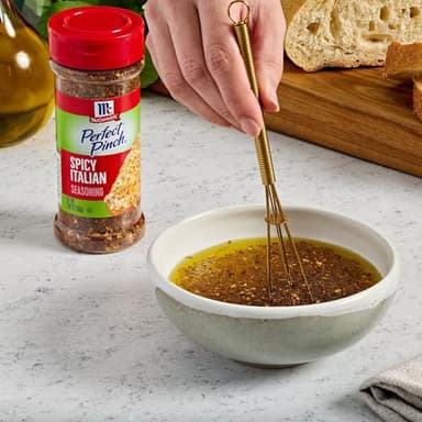 McCormick Perfect Pinch Seasoning, Spicy Italian, For Adding Italian Flavor with a Kick to Pizza, Pasta, Dressings & Sauces, 3.88 oz - Image 8