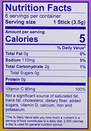 Tampico Singles To Go Drink Mix Packets, Mango Punch, Zero Sugar, Low Calorie, 100% DV of Vitamin C per Serving, Convenient, On-The-Go Water Enhancers, 6 sticks, Pack of 1 - Image 11