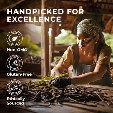 Gya Labs 10 Madagascar Vanilla Beans - Grade A 5-7 Inches Long, Caviar Rich & Flavorful Pods for Making Extract, Baking, Cooking, Paste & Coffee - Image 5