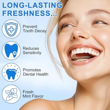 9.9% Hydroxyapatite Toothpaste for Enamel Protection and Tooth Strengthening, (2PCS) Nano Hydroxyapatite Toothpaste, Gentle Mint, Fresh Breath, Daily Use for Oral Health - Image 2