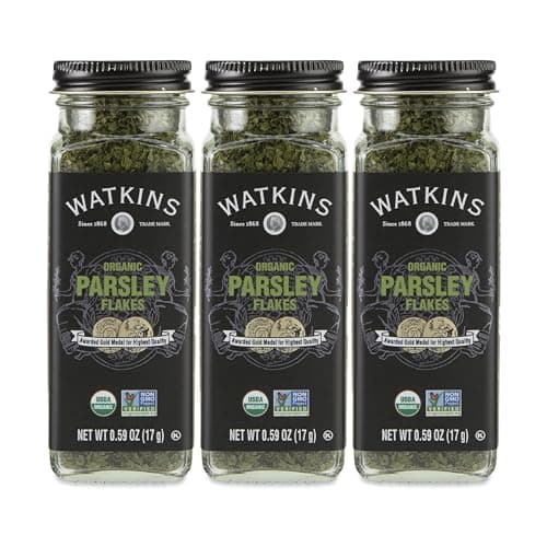 Watkins Gourmet Organic Spice Jar, Parsley Flakes, 0.59 Ounce Jar, 3-Pack - Image 1