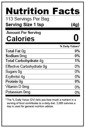 Health Garden Monk Fruit Sweetener, Classic - Non GMO - Gluten Free - Sugar Substitute - Kosher - Keto Friendly (1 Pound (2 Packs)) - Image 4