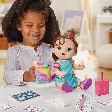 Baby Alive Time for School Baby Doll Set, 12 Inch, Back to School Toys for Girls & Boys, Brown Hair, Preschool Gifts for Kids, Ages 3+ (Amazon Exclusive) - Image 6