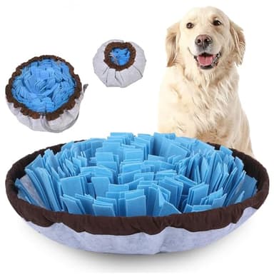 PET ARENA Snuffle Mat for Dogs - Adjustable Interactive Puzzle Toy for Large & Small Breed Slow Feeder for Mental Stimulation & Stress Relief Encourages Natural Foraging Ideal for Indoor & Outdoor Use - Image 1