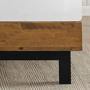 ZINUS Tricia Wood Platform Bed Frame with Adjustable Headboard, Wood Slat Support with No Box Spring Needed, Easy Assembly, King - Image 4