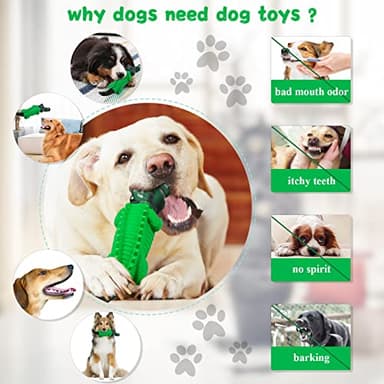 Fuufome Dog Chew Toys for Aggressive Chewers -Tough Dog Toy to Reduce Pet Anxiety and Boredom for Small, Medium, Large Breed - Image 4