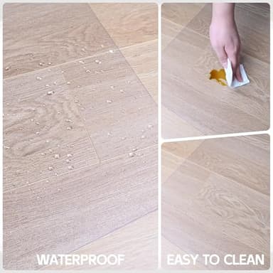 HOMEK Office Chair Mat for Hardwood Floor, 72" x 36" Clear Computer/Desk Chair Mat for Hard Floor, Thicker, Easy Glide, Non-Slip, Protects Hard Surfaces from Scratches, Ideal for Home or Office - Image 6