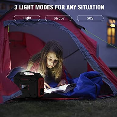 DenGaWa Power Bank with AC Outlet 250Wh, Solar Generator Power Bank, 300W Portable Power Station,110V Small Portable Generator for Home Use Camping Emergency Hunting Outdoor - Image 6