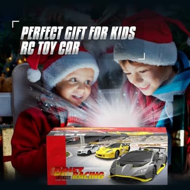 LUXOS RC Lamborghini Remote Control Car, 1:18 Scale Officially Licensed Lamboghini Toy Car, Cool RC Cars Toys for 4 5 6 7 8 9 10 11 12 Year Old Boys Kids Adults Gifts,15km/h Fast RC Drift Car (Orange) - Image 5