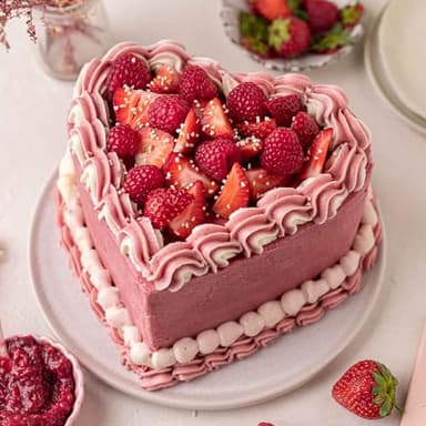 kefyixc Heart Shaped Cake Pans 6&8 Inch 3 Inch Deep Other Occasion Cakes - Image 5