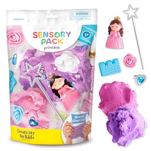 Creativity for Kids Sensory Pack: Princess - Calm Down Corner, Car Activities for Kids, Princess Gifts for Girls, Sensory Toys for Toddlers (Ages 3+) - Image 1