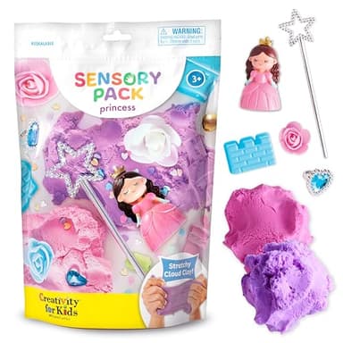Creativity for Kids Sensory Pack: Princess - Calm Down Corner, Car Activities for Kids, Princess Gifts for Girls, Sensory Toys for Toddlers (Ages 3+) - Image 1