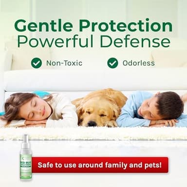 Lice, Mite, and Bed Bug Natural Travel Spray - TSA Approved size – Child & Pet Friendly – Immediate results – Stain & Odor Free, For Hotels, Suitcase, Backpack, Shoes, Bed Bug Spray(3oz - Image 5