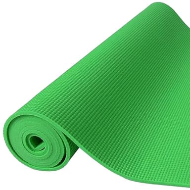 Fitvids 1/4-Inch High Density Thick Non Slip Yoga Mat with Knee Pad and Carrying Strap for Workout, Pilates, Gym Home Exercise, Green - Image 9