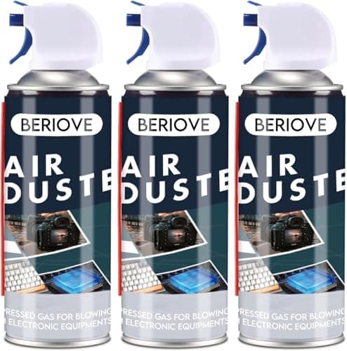 BERIOVE Keyboard Cleaner Air Spray for Laptop - Keyboard Cleaner Air Duster Cleaning - Car Duster Air Blower - Image 1
