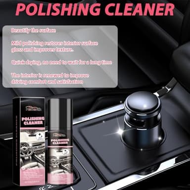 YJW Car Interior Cleaner & Polish, All Purpose Interior Detailer Spray, 2 Packs of 100ml, Lemon Scent, Compatible with Vinyl, Rubber, Plastic - Image 3