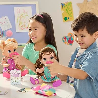 Baby Alive Time for School Baby Doll Set, 12 Inch, Back to School Toys for Girls & Boys, Brown Hair, Preschool Gifts for Kids, Ages 3+ (Amazon Exclusive) - Image 7