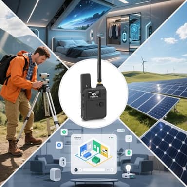 Wio Tracker L1 Board with 3000mAh Battery and Case Set - Wio SX1262 nRF52840 Module Kit for Ar duino Mesh Tastic Lo Ra, Blue Tooth 5.0, GPS GNSS, 1.3" OLED, Battery Type-C Solar Charge (N37, Black) - Image 7