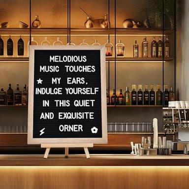 Felt Letter Board with 402 Letters, Numbers & Symbols - 12 x 16 inch Large Changeable Message Board with Wooden Frame Wall Mount Hook, 2 Canvas Bags, Wood Stand (Lake Blue) - Image 6
