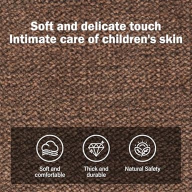 BOSMILLER Kids Recliner Chair, Push Back Toddler Recliner with Cup Holders & Side Pockets, Adjustable Footrest & Headrest Kids Sofa for Boys Girls 3+ Age Group (Light Brown) - Image 7