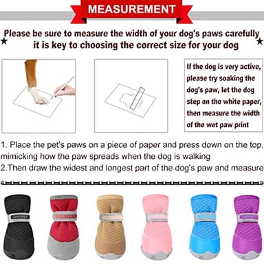 QUMY 2PCS Small Dog Shoes for Hot Pavement Summer Puppy Dog Booties with Reflective Strip Soft Comfortable Skid-Resistant Rubber Sole Red Size 4 - Image 2