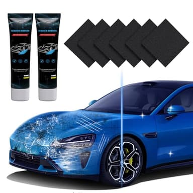 Huotwoe Car Scratch Remover, 2025 Nano Sparkle Cloth Car Scratch Remover Upgrade, Multi-Purpose Nano Magic Cloth Easy to Repair Small Scratched Water Spots for All Car - Image 1