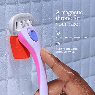 Billie Razors for Women Shave Kit – Women’s Razor + 4 x 5-Blade Razor Refills + Magnetic Holder – DreamPop - Image 8